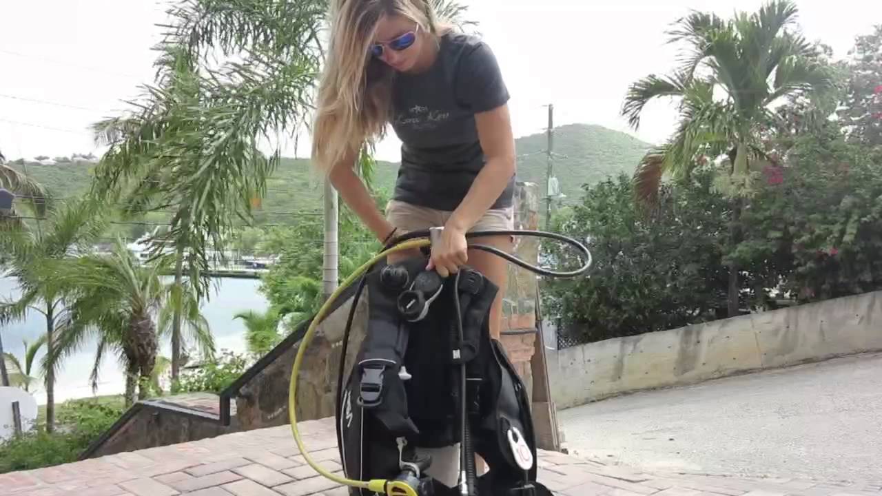 Low Key Watersports, scuba gear set up for certified divers