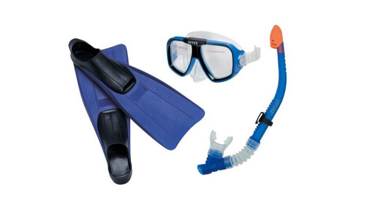 Kids Mask, Snorkel & Fin Set | INTEX Reef Rider