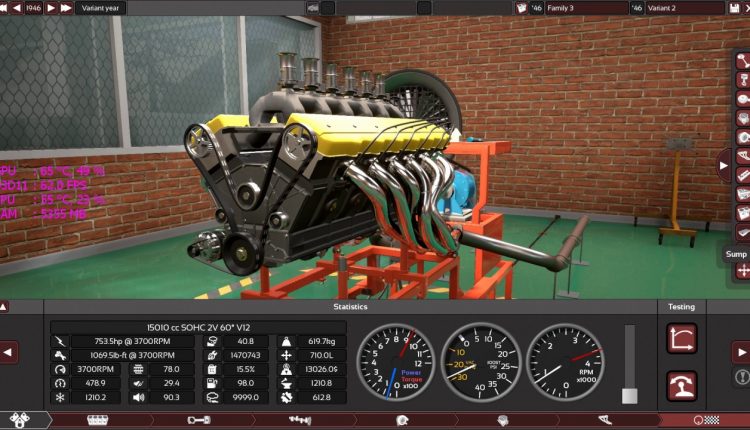 1946 15L V12 engine brings back the old times in Automation.
