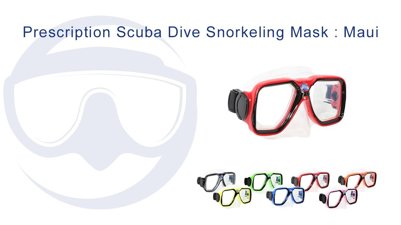 Prescription Scuba Dive Snorkeling Mask : Maui from Snorkel-Mart.com