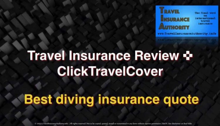 Travel Insurance Reviews | Best Diving Insurance Quote | Travel Insurance Authority