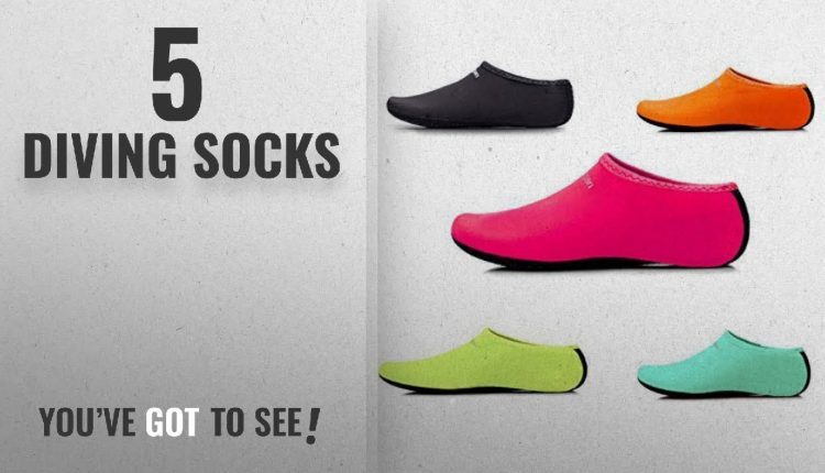 Top 10 Diving Socks [2018]: Water Socks Barefoot Skin Shoes Beach Surf Diving Home Slipper Pool