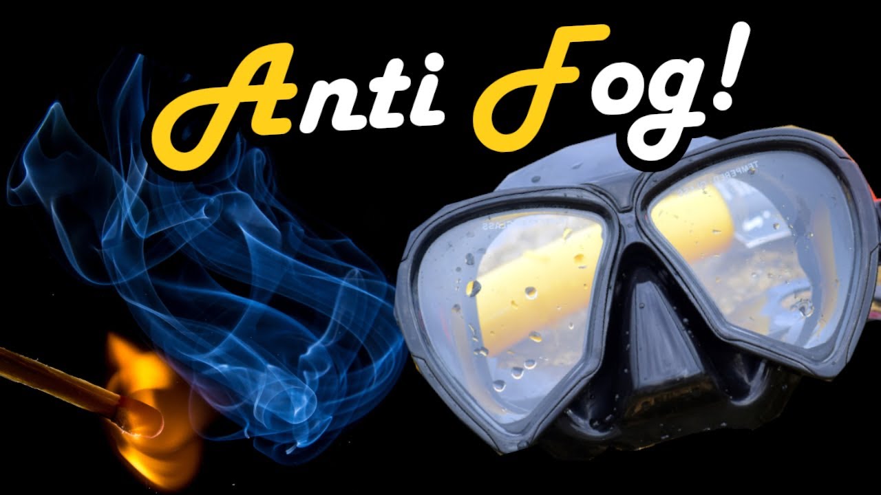 Tutorial - Diving Mask - prevent Fog - better use matches NO lighter