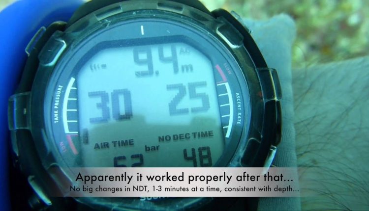 Suunto D6i malfunction