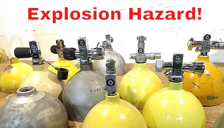 Why won't my dive shop fill my older Scuba tank? Exploding tanks?!