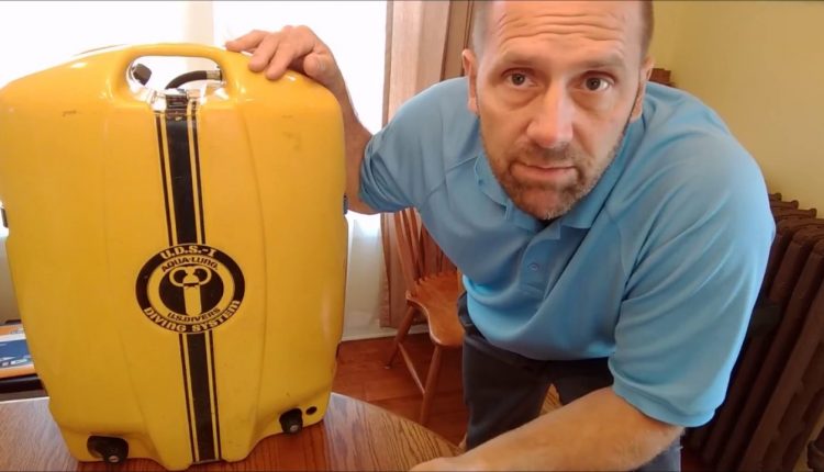 Vintage Scuba diving equipment US Divers uds 1