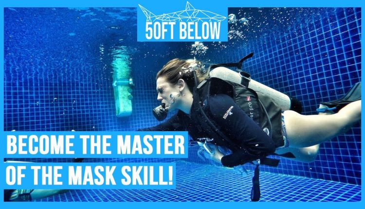 Swimming Without a Mask | You can do it with ease! | Scuba diving mask skill