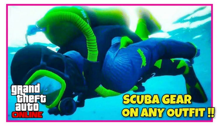 GTA 5 Online How To Get Scuba Gear On Any Outfit!