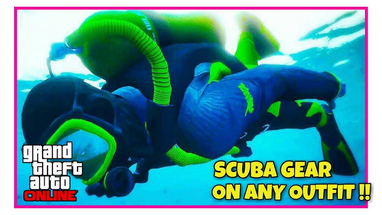 GTA 5 Online How To Get Scuba Gear On Any Outfit!