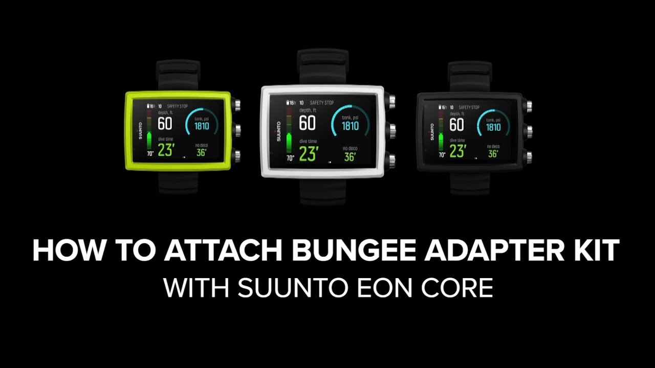 Suunto EON Core - How to attach Bungee Adapter Kit