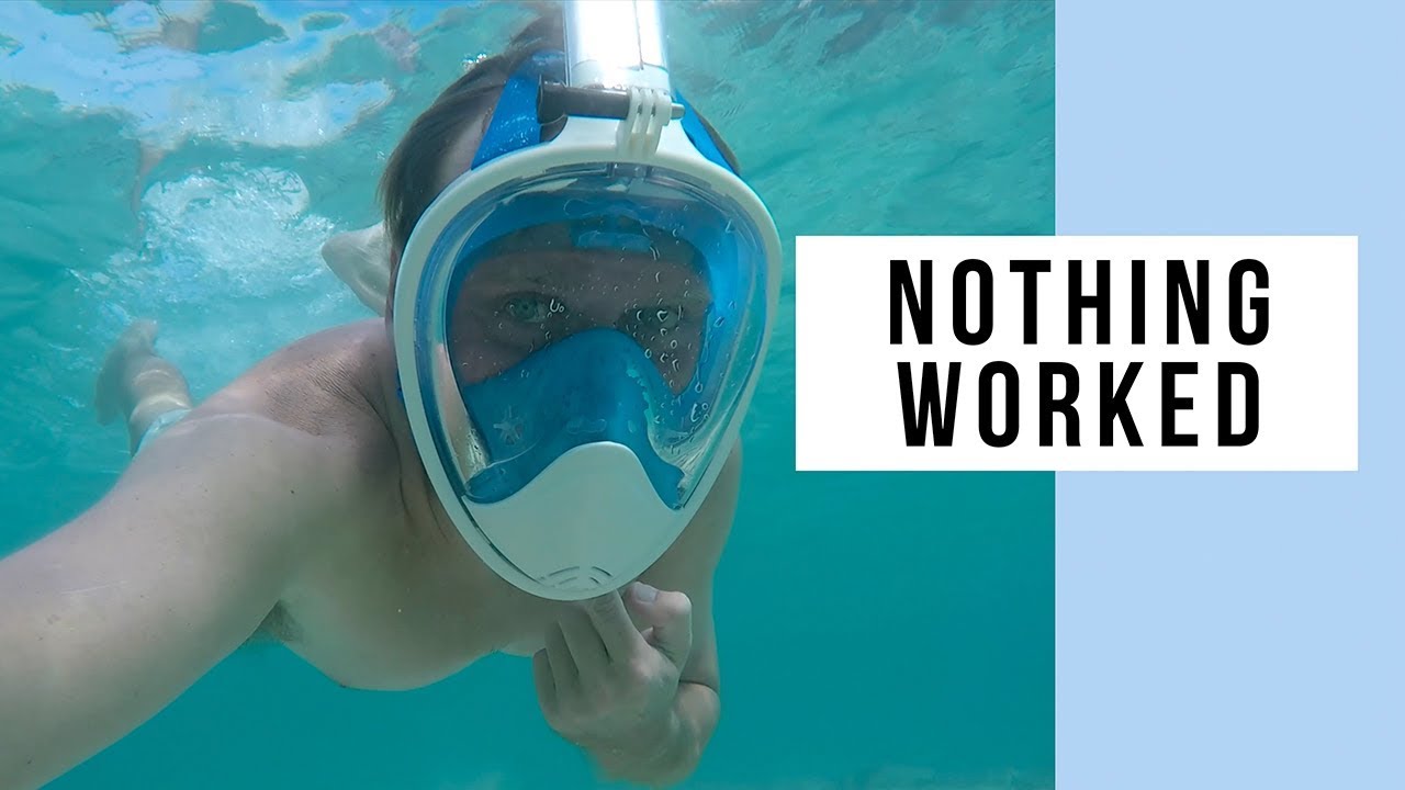 Testing The Seaview 180 Full Face Snorkel Mask At Navutu Stars Yasawa Island Fiji