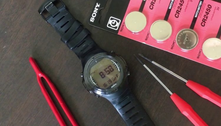 DIY........Battery change on a Suunto D6i Dive Computer