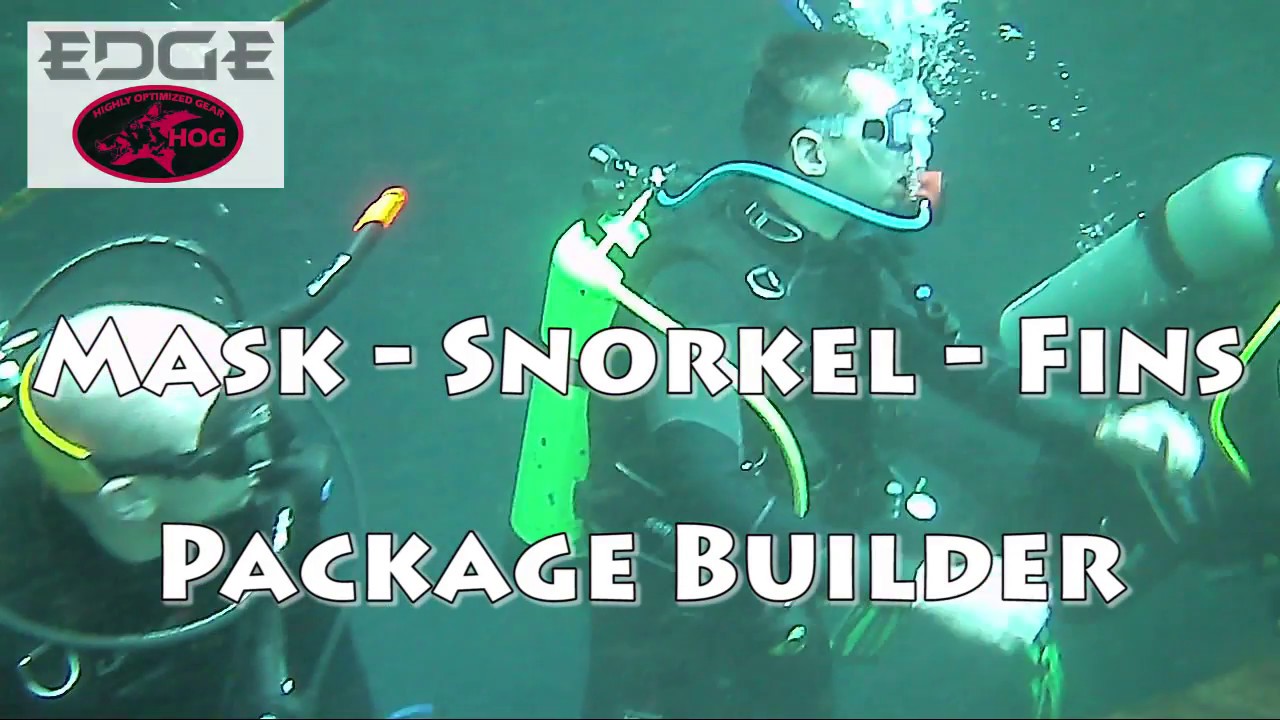 BASIC SCUBA GEAR: Mask Snorkel Fins and Boot