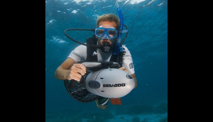 Our new Diver Propulsion Vehicle - SEADOO Sea Scooter GTI !!