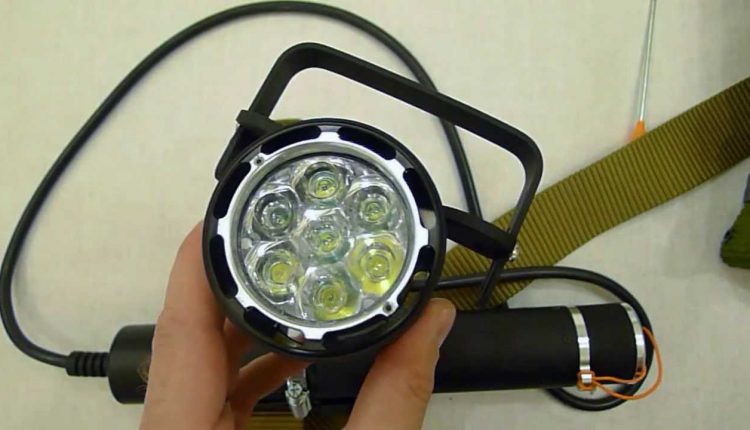 "WiseDive" Canister 5000 lumen dive torch.