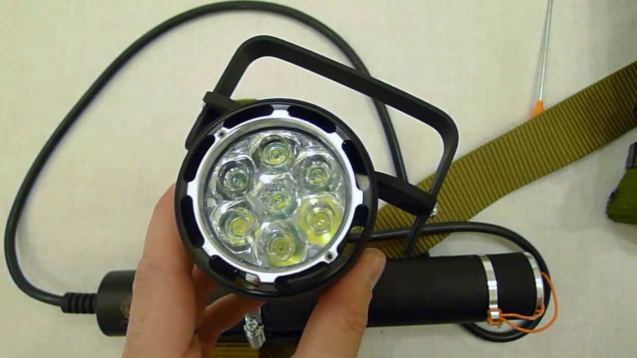 "WiseDive" Canister 5000 lumen dive torch.