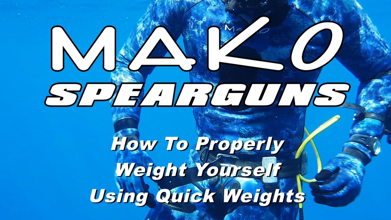 Freediving Quick Weights - How To Properly Weight Yourself