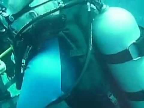 Scuba Diving  accident broken low pressure hose, Mexico Riviera Maya 2013