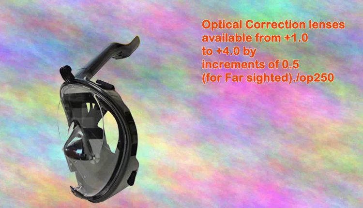 Optical Corrective Scuba Dive Snorkeling Mask Prescription Lenses