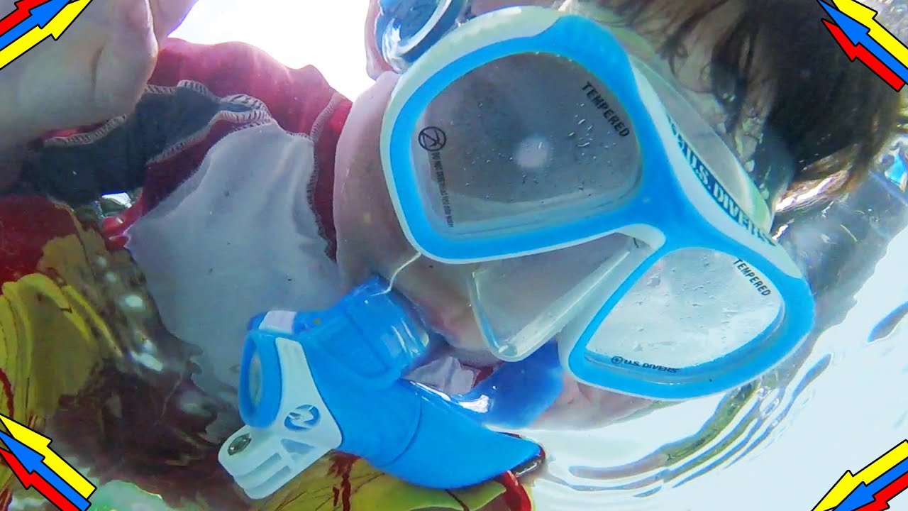 Kids Snorkeling in Pensacola Beach Snorkeling Reef - WILL THEY SNORKEL? - Part 3