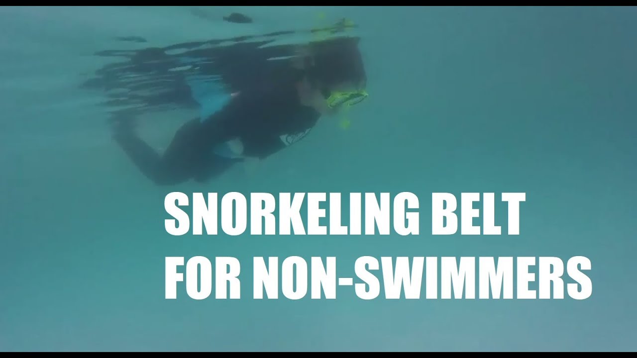 Snorkeling for Non-Swimmers with Speedo Water Belt