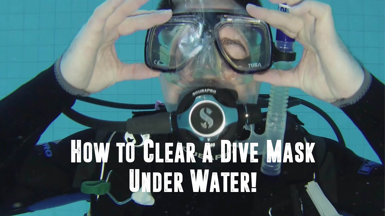 How to Clear a Dive Mask Under Water