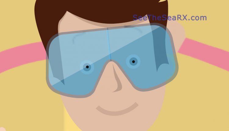 Marking your dive mask for bifocals or reading lenses