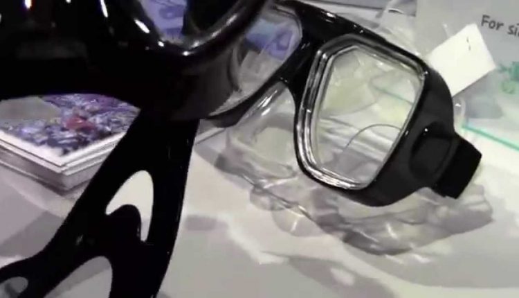 Prescription Dive Mask Side mount lens