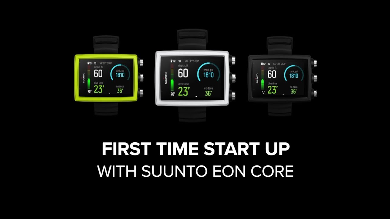 Suunto EON Core - How to get started